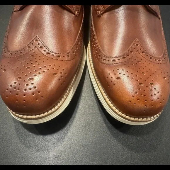 Cole Haan Men's Leather Grand Wingtip Oxford - Picture 7 of 11